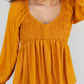 GeeGee Penthouse Smocked Blouse -