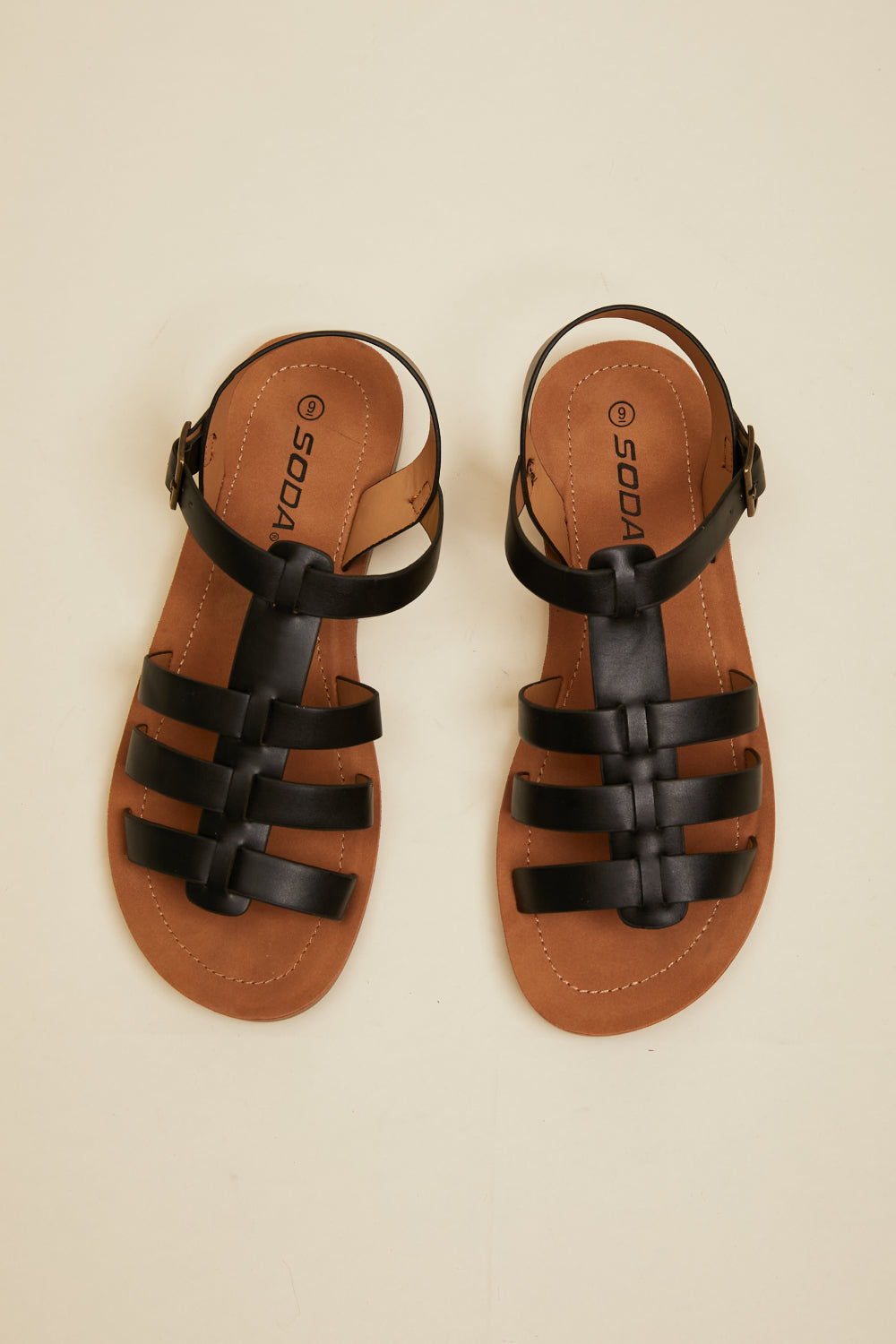 SODA Stand By Me Gladiator Sandals -