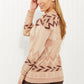 Heimish Santa's Sleigh Full Size Christmas Reindeer Sweater -