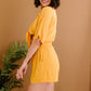 Dress Day Marigold Sunshine Tie-Front Romper -