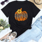 Floral Pumpkin Graphic Tee -