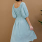 Davi & Dani Color My Soul Dress in Light Sage -