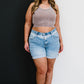 Judy Blue Twice As Much Two-Tone Shorts -