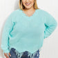 Sew In Love Uptown Girl Distressed Sweater -