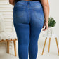 YMI Jeanswear Irene Frayed Cropped Jeans -