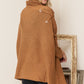 Justin Taylor Turtleneck Lace-Up Dolman Sleeve Sweater -