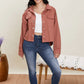 HYFVE Early Bird Button Front Shacket -