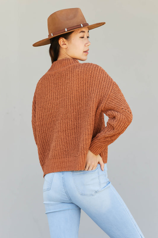 HYFVE That Look Pointelle Knit Sweater -