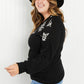Acting Pro Finding Fall Full Size Geometric Yoke Long Sleeve Top -