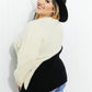 CY Fashion Half-and-Half Color Block Sweater -