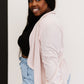 Higher Path Ruched Blazer Jacket -