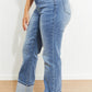 Judy Blue Lennon Full Size Wide Cuff Straight Leg Jeans -