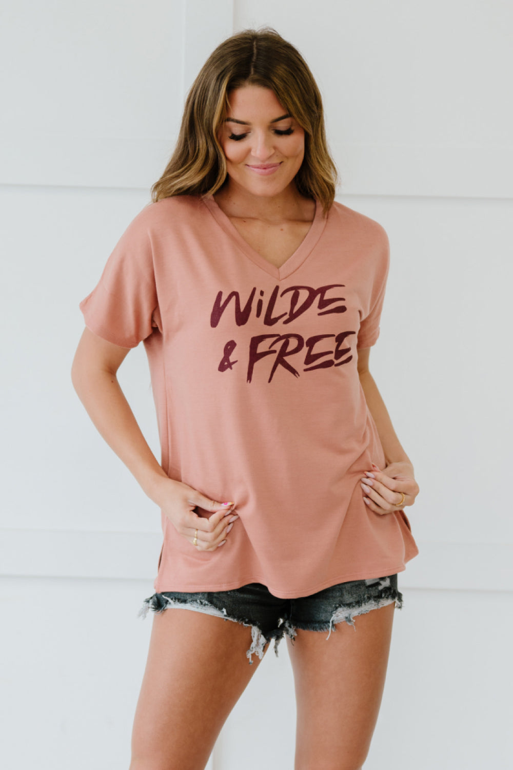 Sew In Love Wilde & Free Graphic Tee -