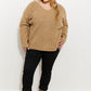 CY Fashion Just a Little Twist Open Back Sweater -