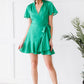 Dress Day Pastries in Paris Mini Wrap Dress -