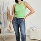 Sew In Love Electric Love Tank in Lime -
