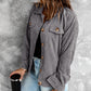 Corduroy Long Sleeve Jacket -