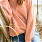 Dropped Shoulder Sweatshirt with Kangaroo Pocket -