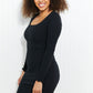 White Birch Secret Lover Long Sleeve Dress -