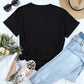 Floral Pumpkin Graphic Tee -