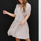 Davi & Dani Stay a Little Longer Pleated Mini Dress -