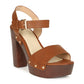DDK Kindness and Grace Studded Block Heels -