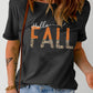 HELLO FALL Graphic Tee - Black / S