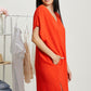 Cotton Bleu Hidden Cove Airflow Pleated Detail Dress -