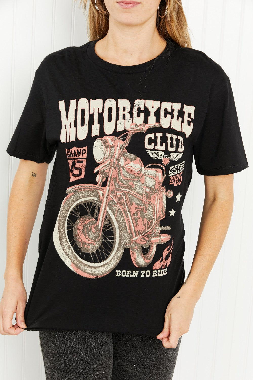 Lotus Fashion Motorcycle Club Graphic Tee -