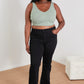 White Birch Sense of It All Cropped V-Neck Tank Top in Mint -