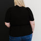 Andree by Unit Understated Elegance Faux Wrap Blouse -