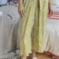 Snap Down Side Slit Jacket with Pockets - Yellow / L