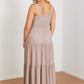Zenana Sweet Charisma Smocked Maxi Dress -