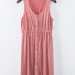 Sleeveless Button Down Mini Dress -