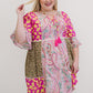 ODDI So Happy Together Full Size Run Patchwork Print Dress -