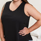 Sew In Love Never a Dull Moment Racerback Tank in Black -