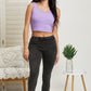 White Birch Take Me With Longline Bralette with Removable Pads in Grape -