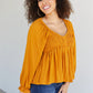 GeeGee Penthouse Smocked Blouse -