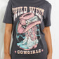 Lotus Fashion Wild West Cowgirls Graphic Tee -