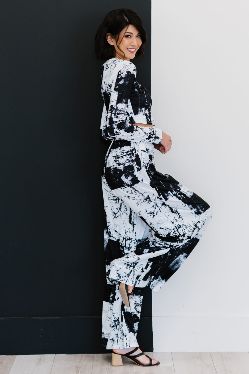 Dress Day Read All About It Abstract Print Set -