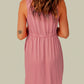 Sleeveless Button Down Mini Dress -