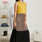 P & Rose Girl Next Door Leopard Color Block Dress in Mustard -