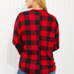 Acting Pro Washington Woodlands Full Size Plaid Juliet Sleeve Top -
