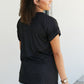 Sew In Love Let's Meet Up Polka Dot Tee in Black -
