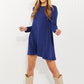 Zenana Forever Friends Full Size Swing Mini Dress -