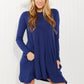 Zenana Forever Friends Full Size Swing Mini Dress -