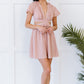 Dress Day All Dressed Up Lace-Up Mini Dress -