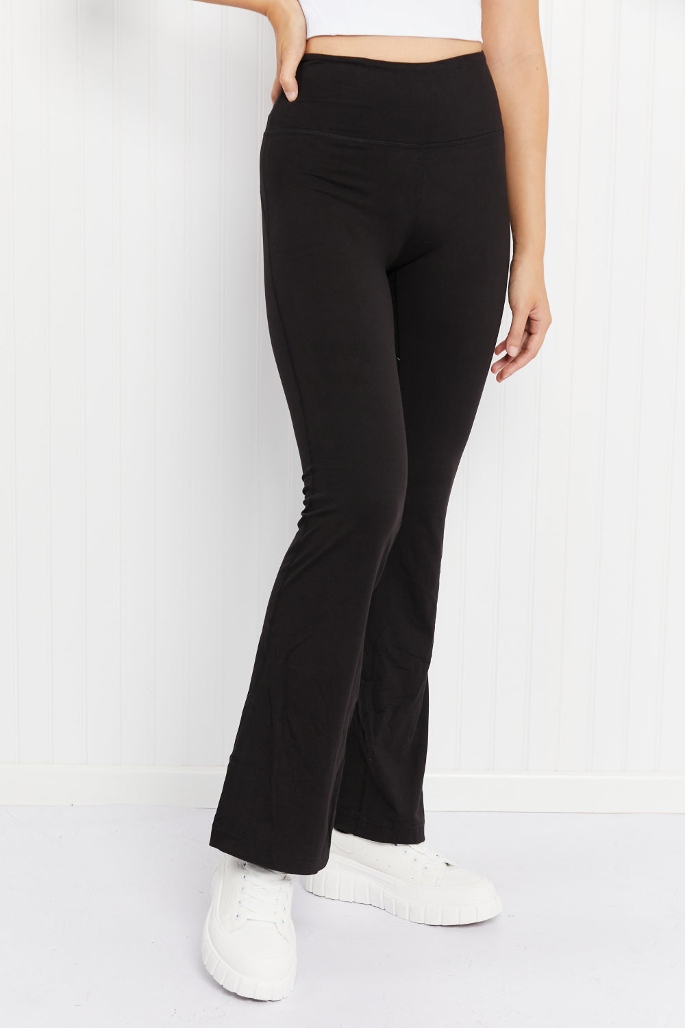 Rae Mode Willpower Full Size Flared Yoga Pants -