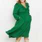 Davi & Dani Rooftop Reservation Full Size Layered Ruffle Midi Dress -