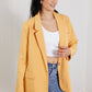 Trend Notes Self Made Blazer in Tangerine -